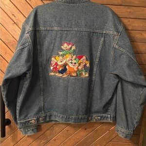 Disney Blue Denim with Cream Store Label
